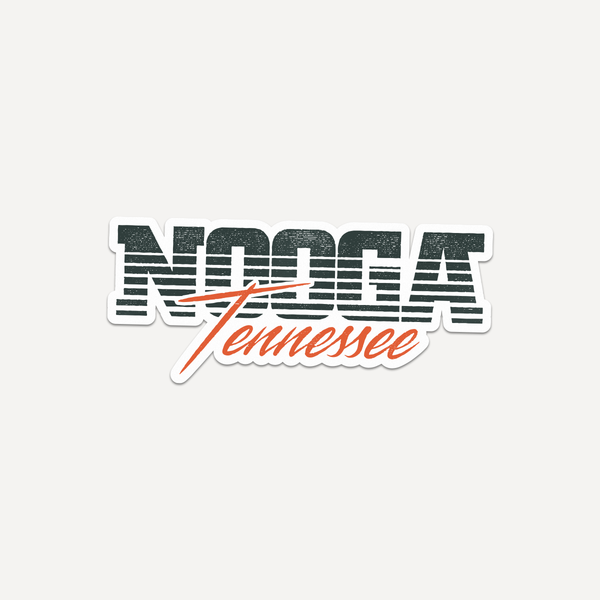 Retro Nooga Sticker