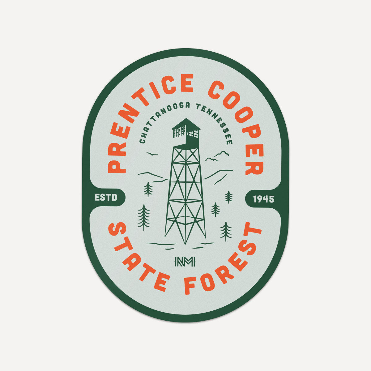 Prentice Cooper State Forest Sticker